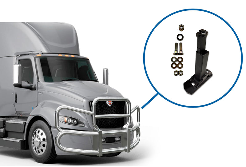 Mount Bracket for Herd GG-MTK-28 IN27 Fits Deer Guard Driver 2007-2016 International Prostar