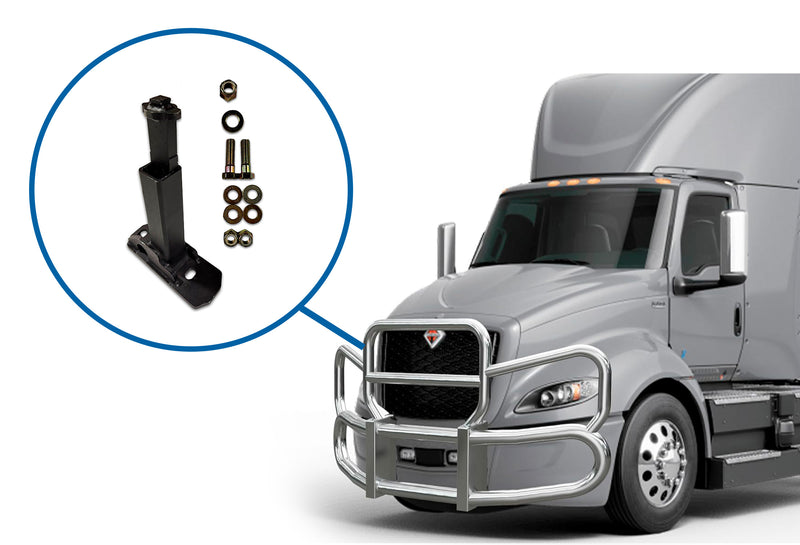 Mount Bracket for Herd GG-MTK-28 IN27 Fits Deer Guard Passenger 2007-2016 International Prostar