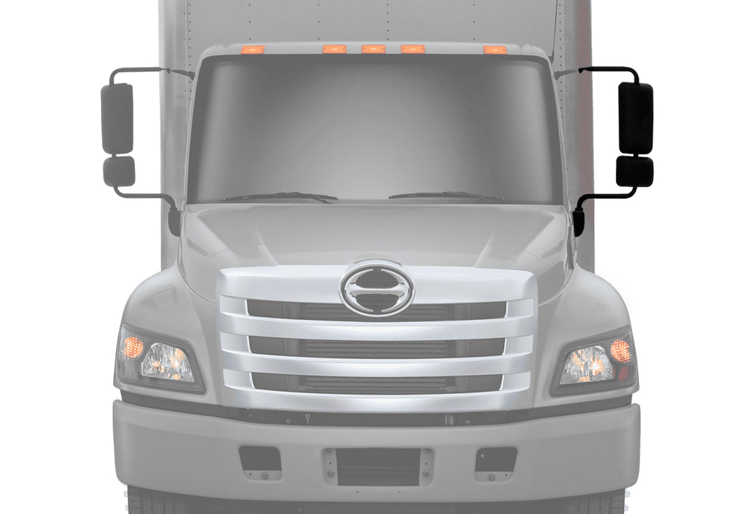 Door Mirror Assembly Black Driver 2008-2021 Hino 238 258 268 338 