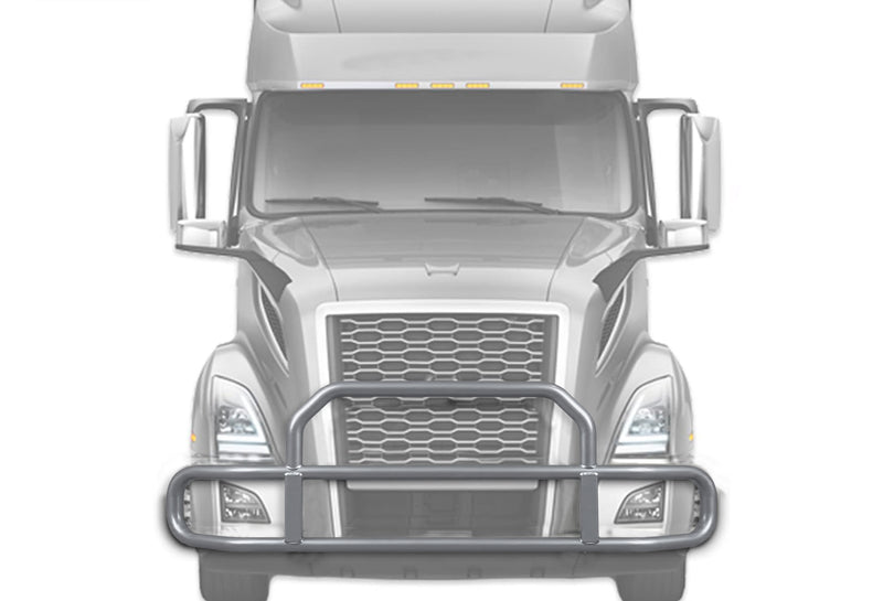 Gray Front Grille Deer Moose Bumper Guard 2018+ Volvo VNL