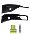 Bumper Corners With Fog Hole Black Passenger Set 2022+ Kenworth T680