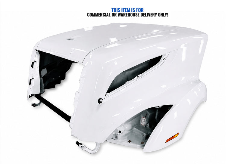 Hood Shell Fiberglass w/ with Turn Marker Lights 2018+ Volvo VNL
