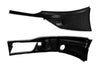Bumper Corners Without Fog Hole Black Passenger Set 2022+ Kenworth T680