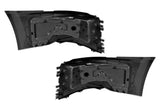 Bumper Corners No Fog Holes w/ Chrome Trims Set 2004-2015 Volvo VNL