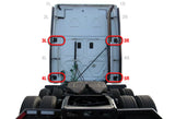 Brackets 3R, 3L, 5R, 5L fits Cab Lower Fairings Set Freightliner Cascadia Narrow Version