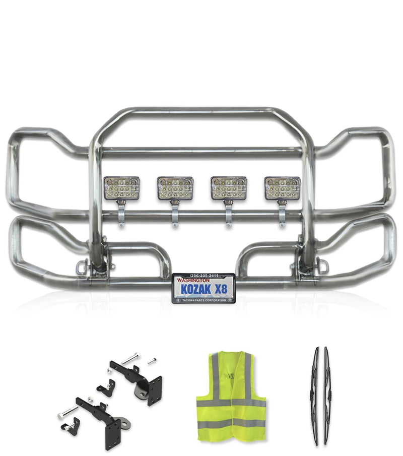 Front Grille Bumper Guard Large Chrome 2013-2021 Peterbilt 579