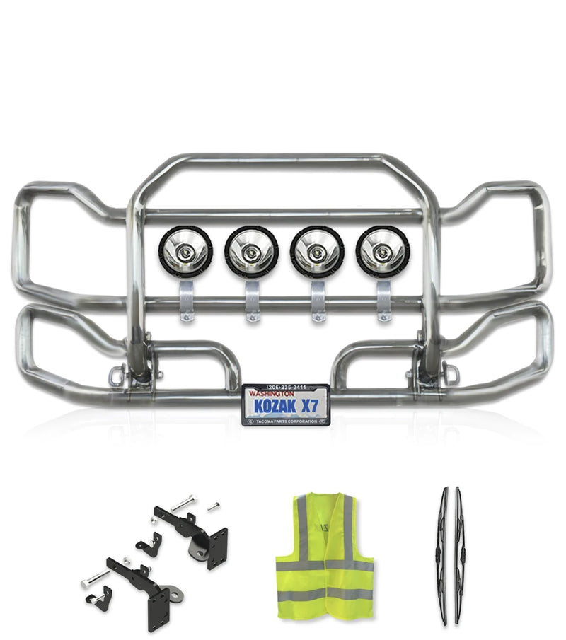 Front Grille Bumper Guard Large Chrome 2013-2021 Peterbilt 579