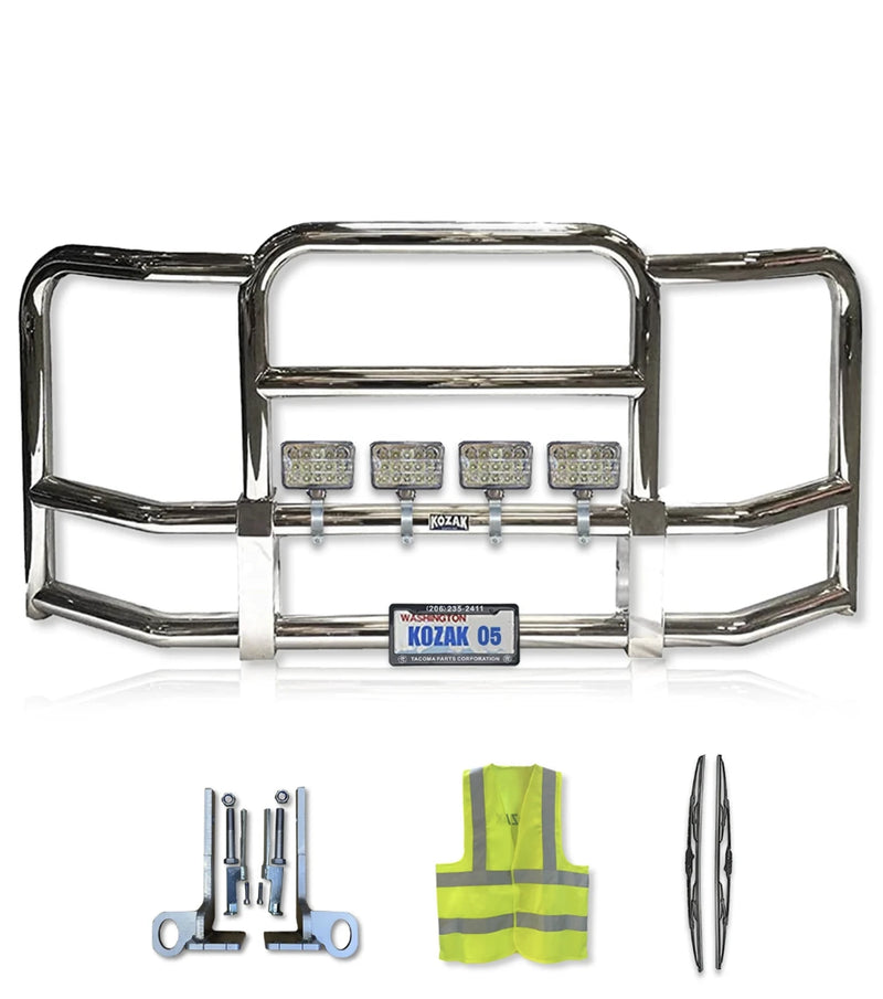 Full Front Grille Guard 2022+ Kenworth T680 Next Gen - No Fog