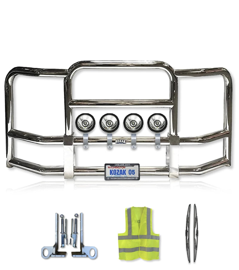 Full Front Grille Guard 2022+ Kenworth T680 Next Gen - No Fog