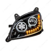 UNITED PACIFIC 35747 10 LED Headlight For 2010-2016 Peterbilt 587 & 2012-2021 579, Driver Side