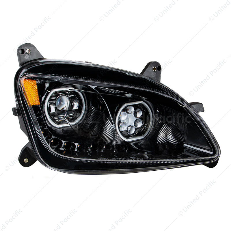 UNITED PACIFIC 35748 10 LED Headlight For 2010-2016 Peterbilt 587 & 2012-2021 579, Passenger Side