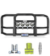 Full Front Grille Guard Black 2022+ Kenworth T680 Next Gen - No Fog