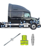 Chrome Trim Set Passenger 2004-2017 Volvo VNL