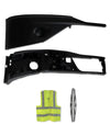 Bumper Corners Without Fog Hole Black Passenger Set 2022+ Kenworth T680