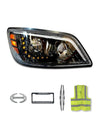 Headlight LED 12V Black Passenger 2014-2016 Hino