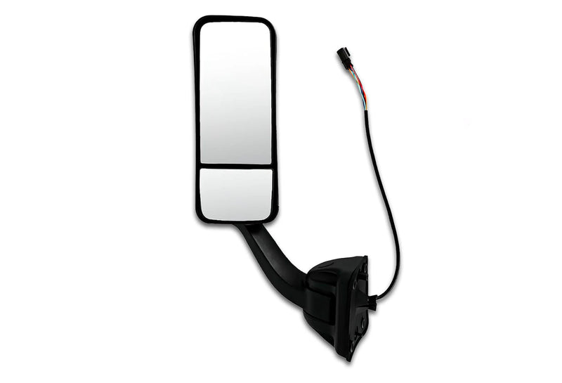 Heated Door Side Mirror Black Driver 2008-2017 Freightliner Cascadia 125 113