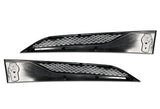 Side Hood Grilles Vent Trim Black Set 2022+ Kenworth T680 Next Gen