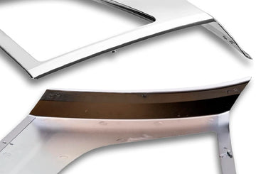 Chrome Trim Moldings For Volvo VNL 2018 - Middle Center Bumper Left & Right Sides
