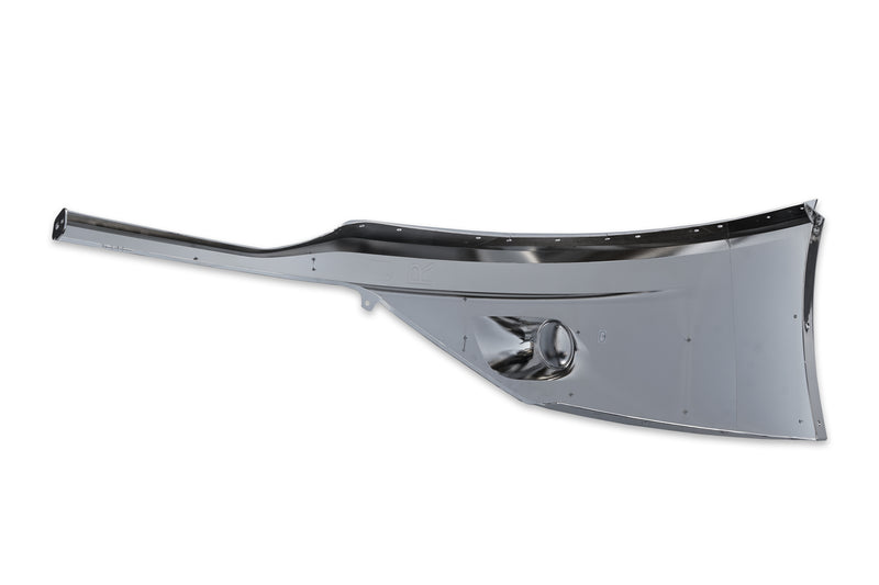Bumper Cover Chrome Without Fog Hole Passenger 2022+ Kenworth T680