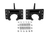 Kozak Black Plastic Bumper Extension Corners Pair With Brackets for Kenworth T660 - 