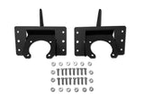 Kozak Black Plastic Bumper Extension Corners Pair With Brackets for Kenworth T660 - 