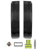 Lower Wind Fairings Cab Extenders Set International LT625