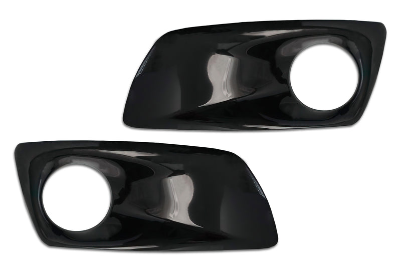 Fog Light Bezels Black Plastic Set Kenworth T660