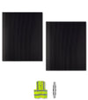 Rubber Door Floor Mats 2 Pcs Set 2018+ International LT LT625