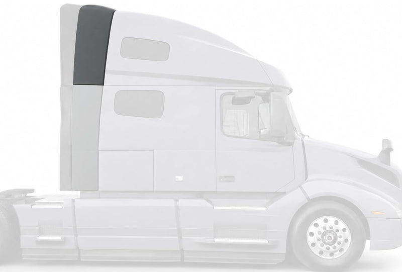 Upper Wind Cab Cabin Fairing w/Brackets Set Passenger 2018-2024 Volvo VNL