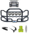 Front Grille Guard Large Black Freightliner Century
