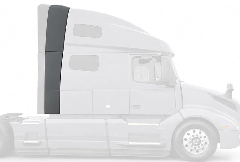 Upper and Lower Wind Cab Cabin Fairing w/Brackets Set Passenger 2018-2024 Volvo VNL