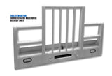 Grille Deer Bumper Herd Defender Guard 6" (2) VT Satin 2008-2020 Peterbilt 388