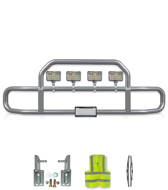 Gray Front Grille Deer Moose Bumper Guard 2004-2017 Mack CX