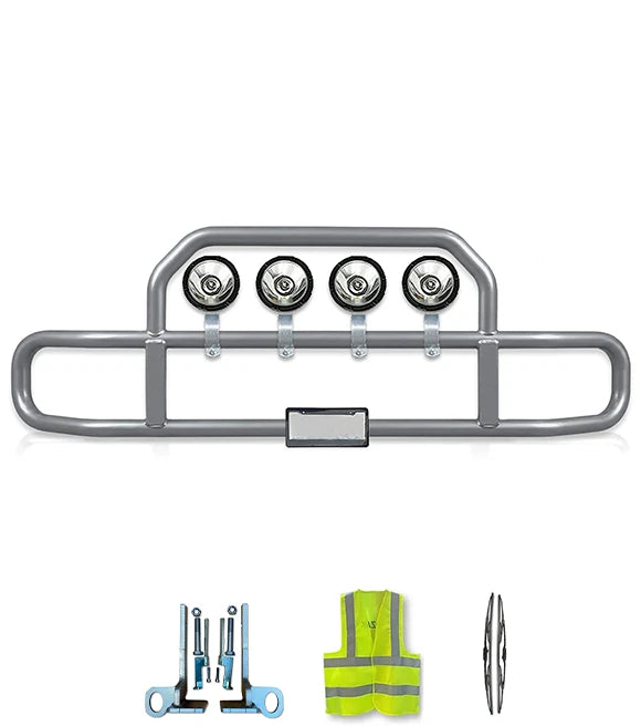 Gray Front Grille Deer Moose Bumper Guard 2013-2021 Peterbilt 579