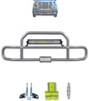 Gray Front Grille Deer Moose Bumper Guard 2008-2017 Freightliner Cascadia 125 113