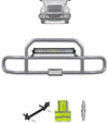 Gray Front Grille Deer Moose Bumper Guard 2018+ International LT LT625 (plastic bumper)