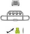 Gray Front Grille Deer Moose Bumper Guard 2008-2017 International ProStar (plastic bumper)
