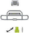 Gray Front Grille Deer Moose Bumper Guard 2008-2017 International ProStar (plastic bumper)