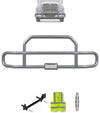 Gray Front Grille Deer Moose Bumper Guard International RH (Plastic Bumper)