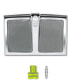 Grille Frame with Bug Screen Chrome Plastic Compatible with KW T880