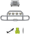 Gray Front Grille Deer Moose Bumper Guard International RH (Plastic Bumper)