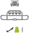 Gray Front Grille Deer Moose Bumper Guard 2018+ International LT LT625 (plastic bumper)