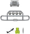 Gray Front Grille Deer Moose Bumper Guard International RH (plastic bumper w/central fog lights)