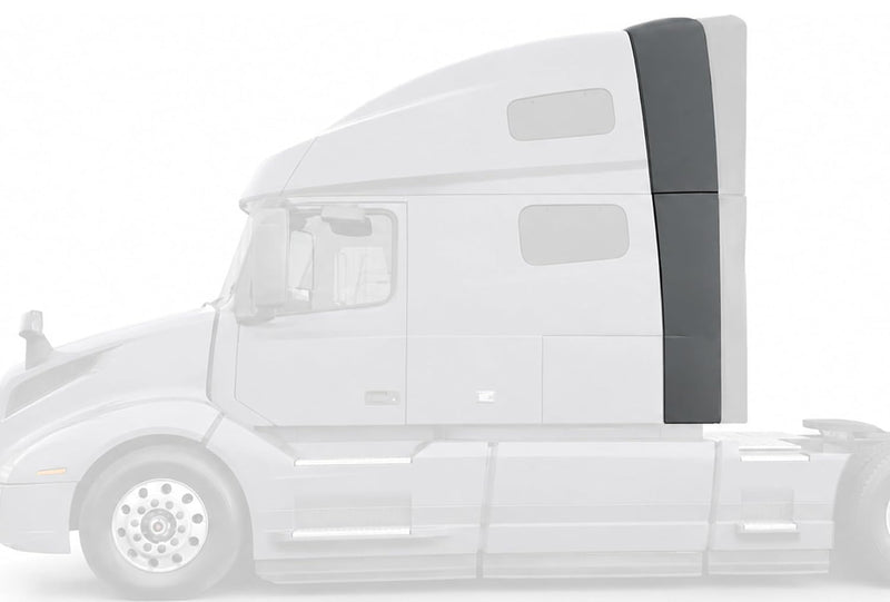 Upper and Lower Wind Cab Cabin Fairing w/Brackets Set Driver 2018-2024 Volvo VNL