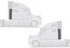 Lower Wind Cab Cabin Fairings w/Brackets Set Passenger and Driver 2018-2024 Volvo VNL