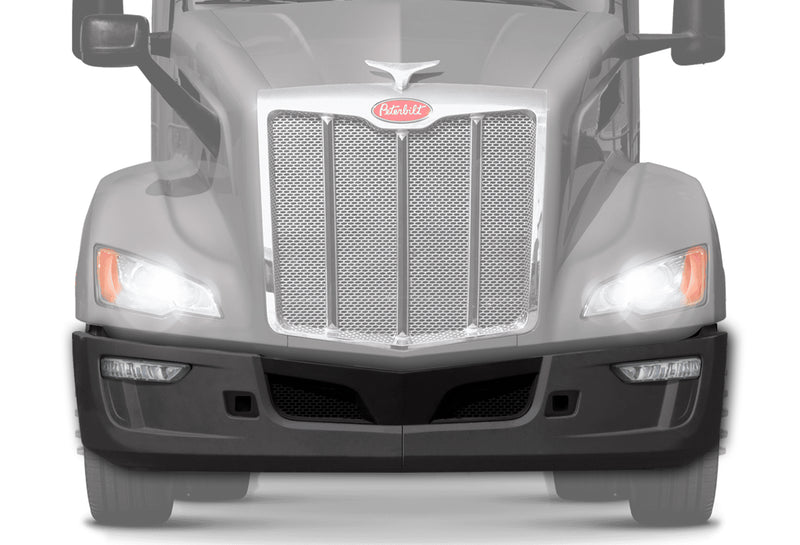 Complete Front Bumper with Fog Hole 9 Pcs 2022+ Peterbilt 579