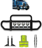 Front Steel Grille Deer Guard Black Herd 200 2015-2022 Western Star 5700 XE