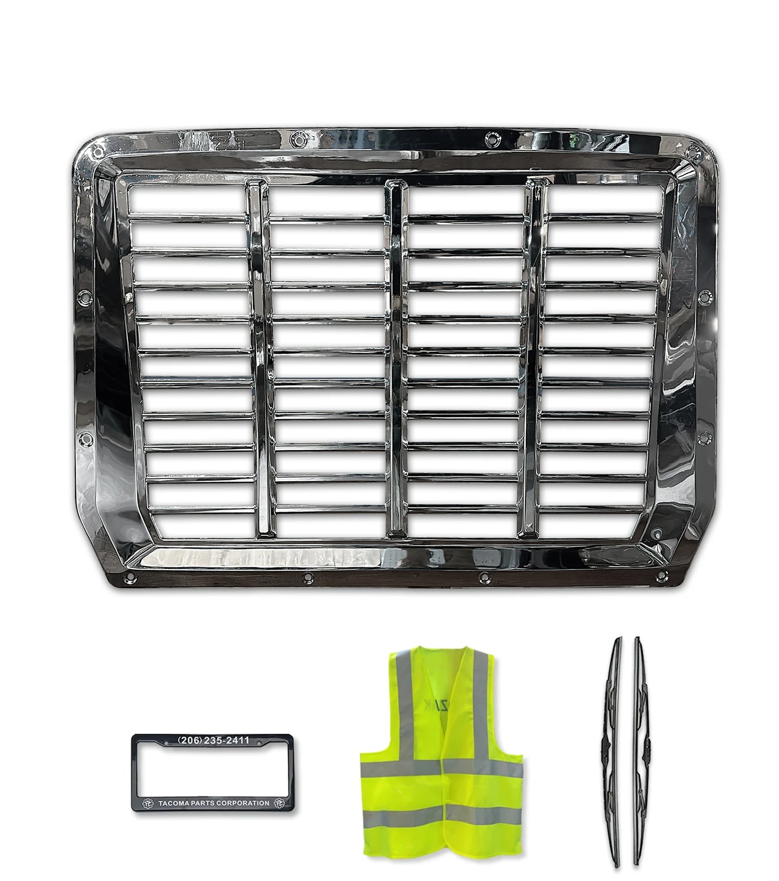 Grille Front Chrome 1966-1989 Mack R DM – Tacoma Parts Corporation