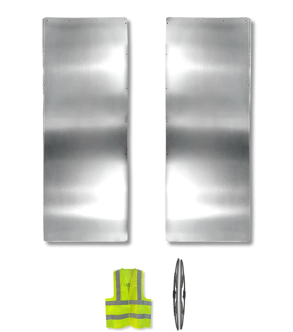 Cabin Lower Sleeper Fairing Extenders Aluminum Set 2022+ Peterbilt 579