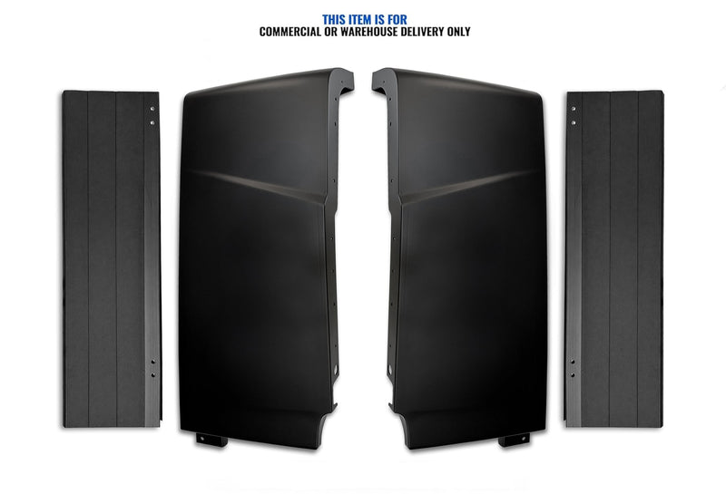 Cabin Fairing Upper Air Deflectors with Extensions Set  2025 2026 Volvo VNL New